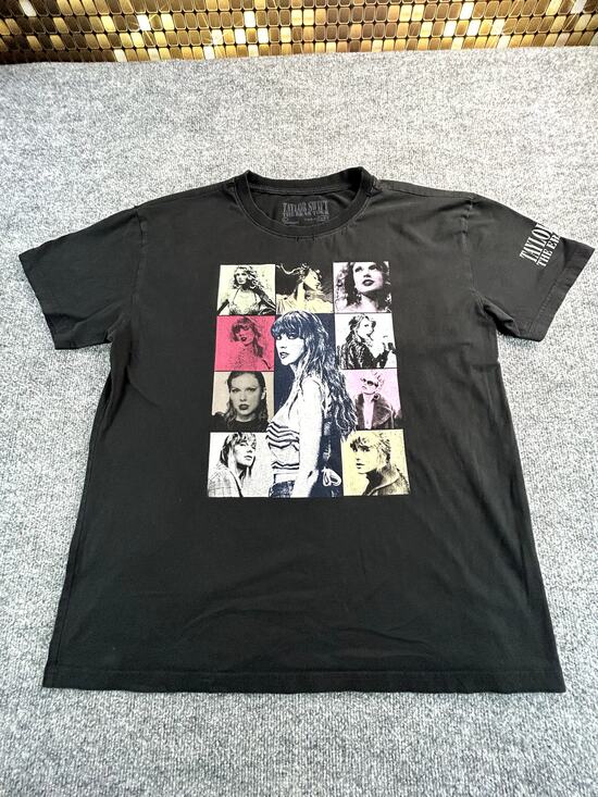 Taylor Swift Other - Taylor Swift The Eras Tour Black Graphic Concert T Shirt Adult Large Tour Merch